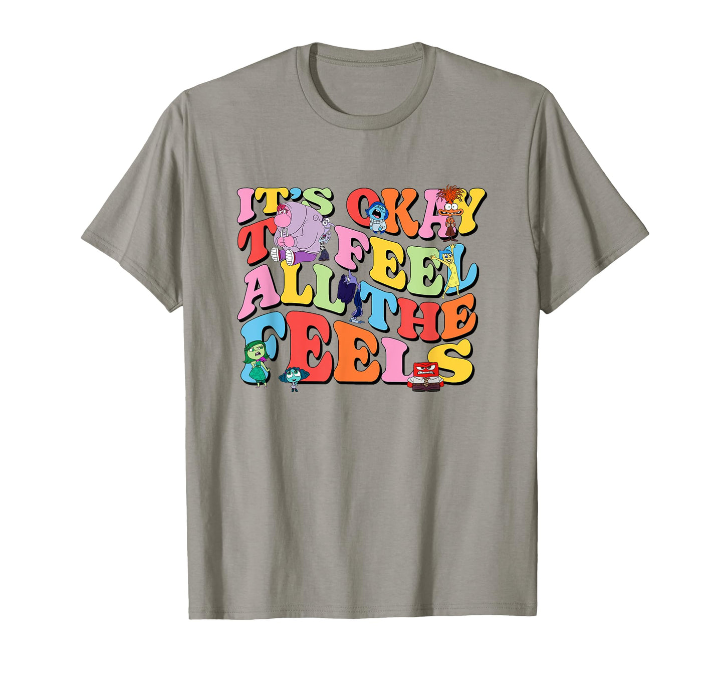 Disney Pixar Inside Out 2 It’s Okay To Feel All The Feels T-Shirt