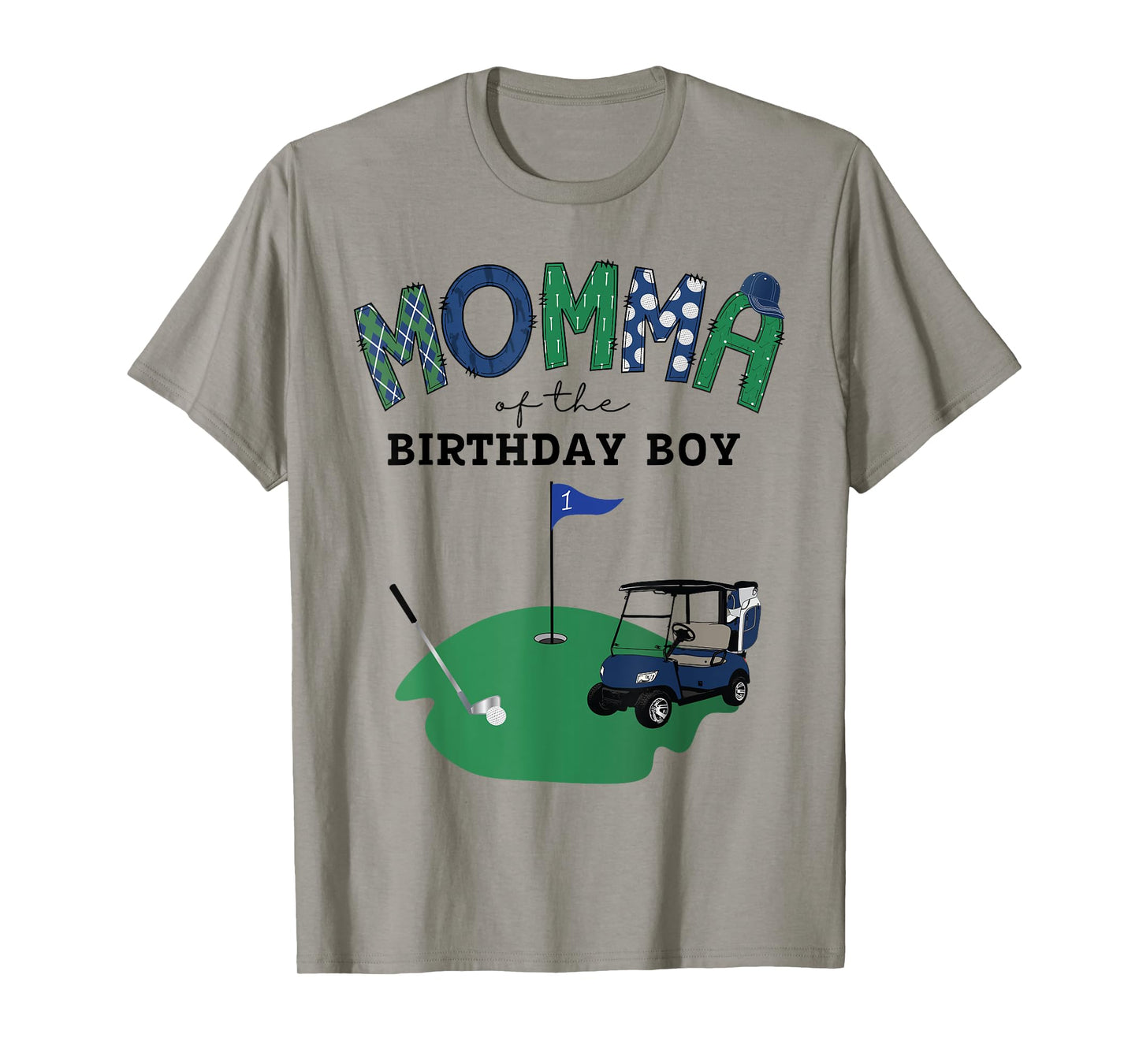 Momma Of The Birthday Boy Hole in One Golf 1St Birthday T-Shirt