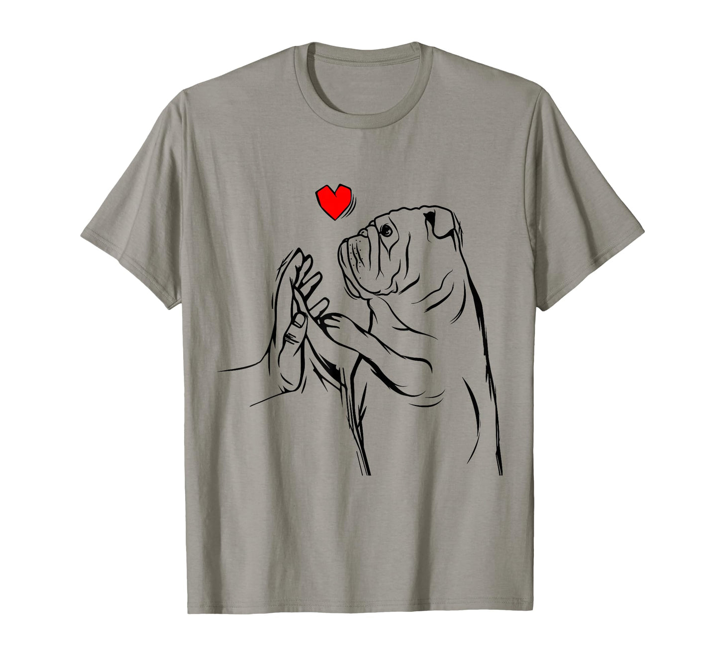 English Bulldog Love Bully Wifey Gift Idea T-Shirt