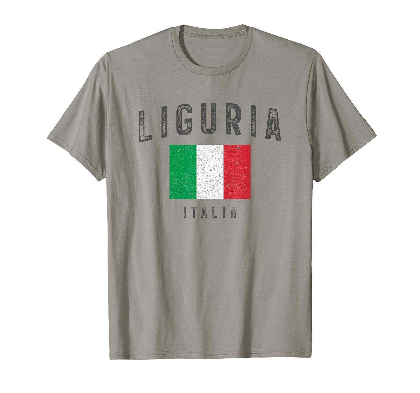 Liguria Region Italy Italia Flag Italian Home Root Love T-Shirt