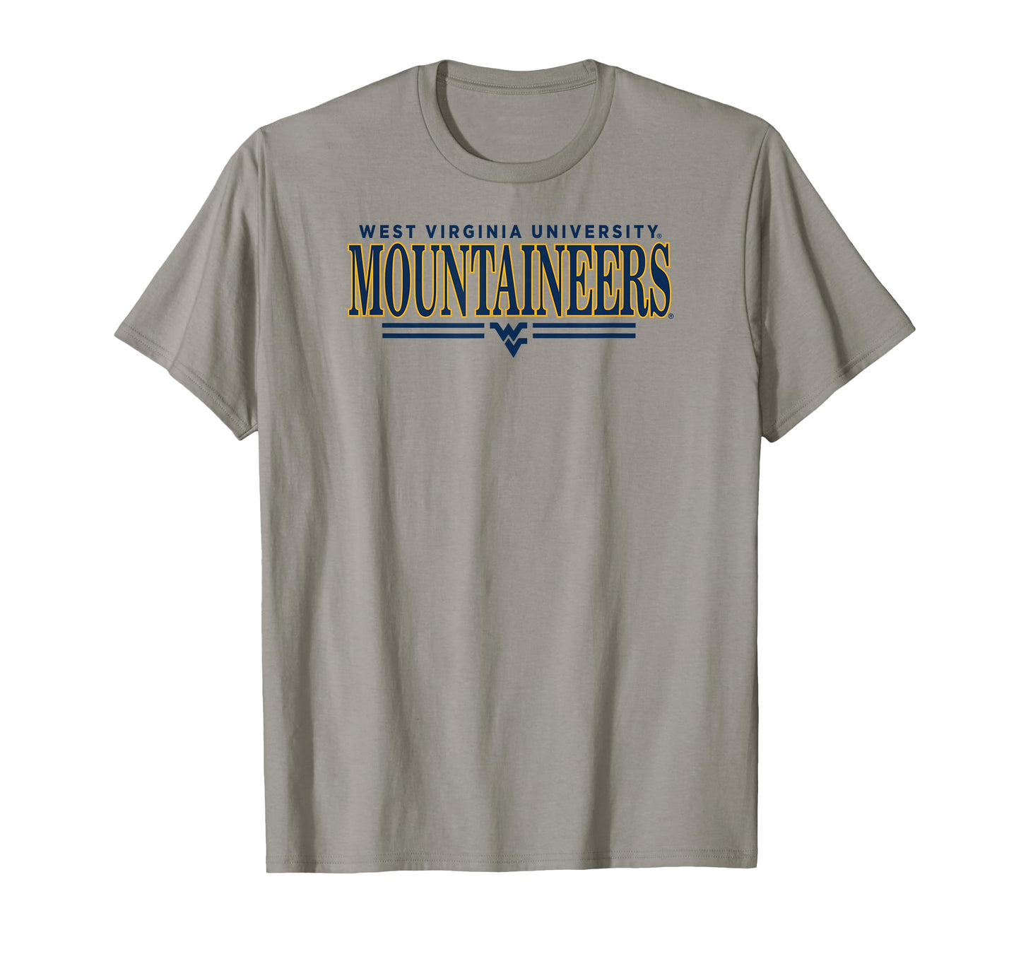 West Virginia Mountaineers Regalia Gray Officially Licensed T-Shirt