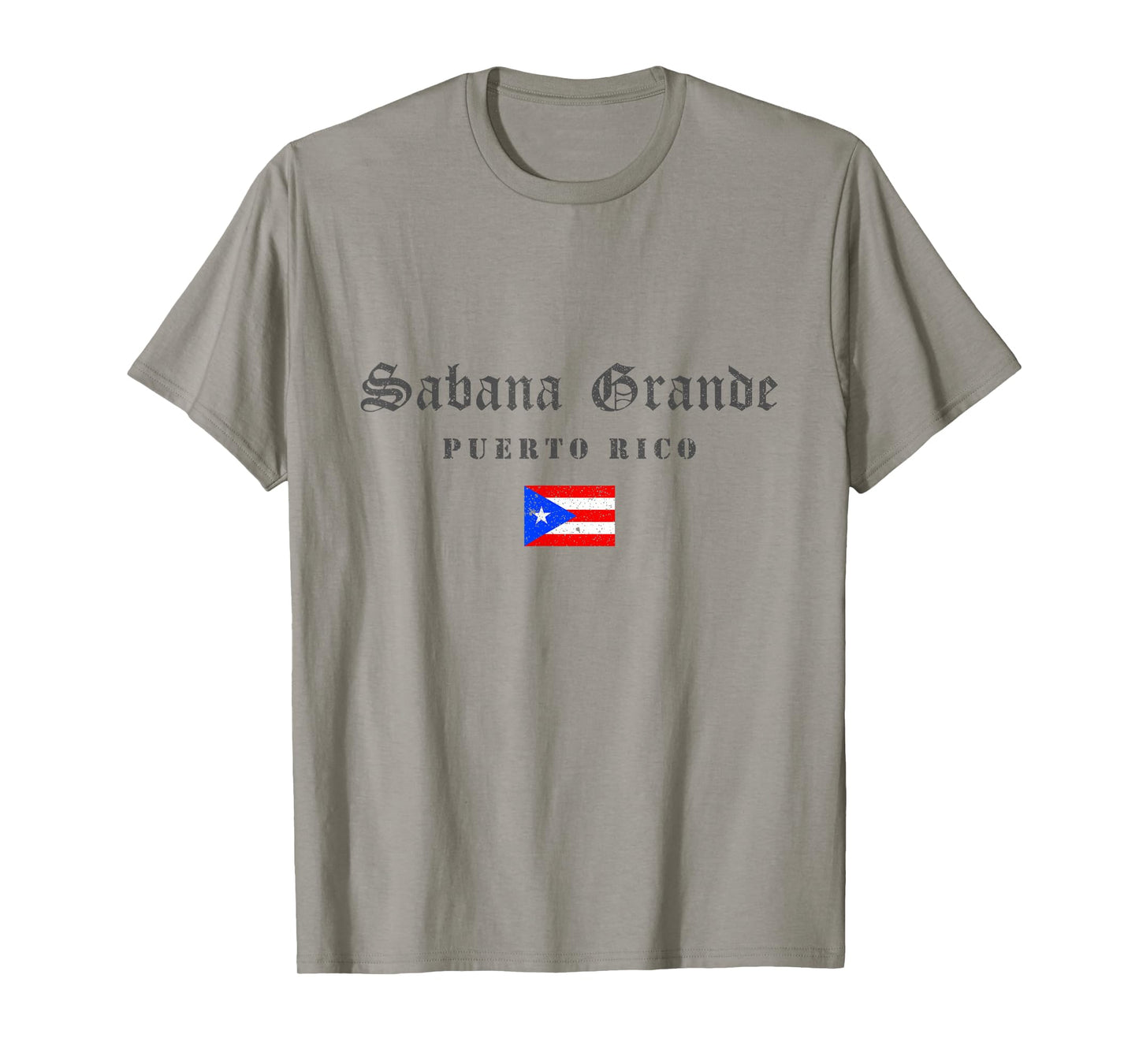 Sabana Grande Puerto Rico Flag Pride Home Root Travel T-Shirt
