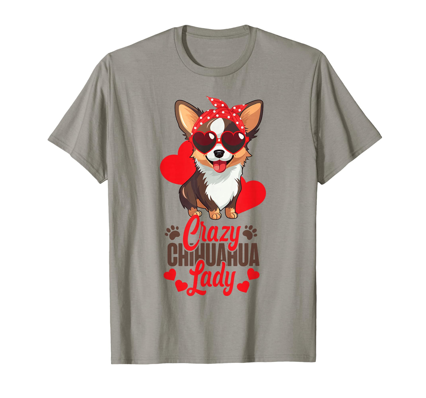 Chihuahua Chihuahueño Crazy Chihuahua Lady T-Shirt
