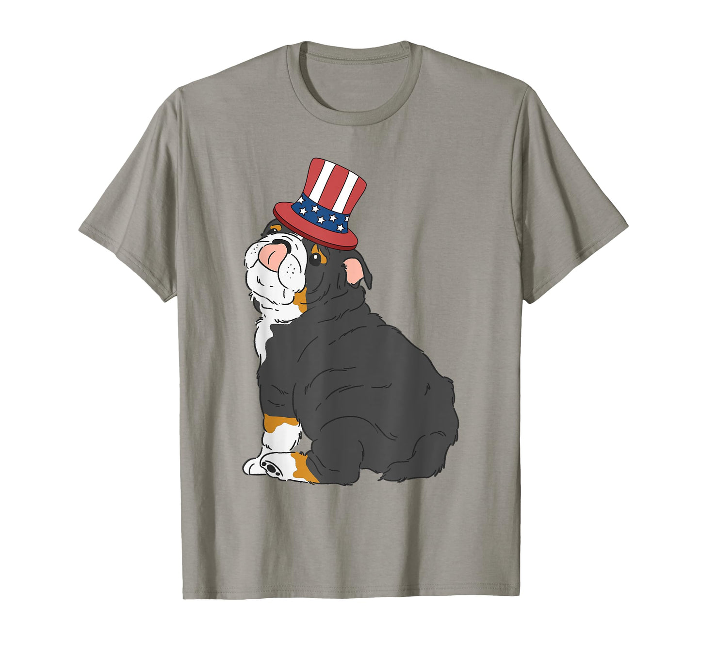 English Bulldog Dog 4th of July US American Flag Patriotic T-Shirt