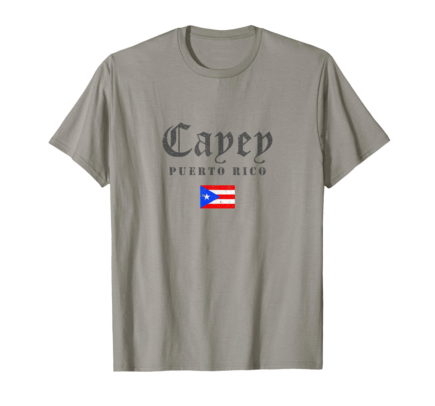 Vintage Cayey Puerto Rico Flag Pride Home Root Travel T-Shirt