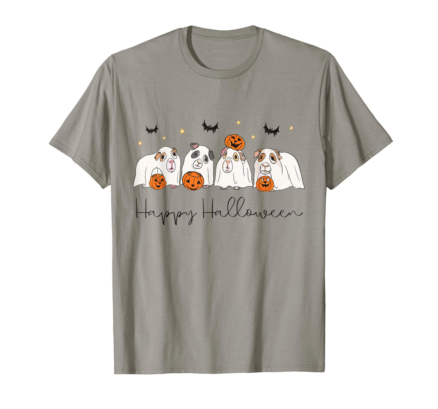 Happy Halloween Guinea Pig Ghost Spooky Season Guinea Pig T-Shirt