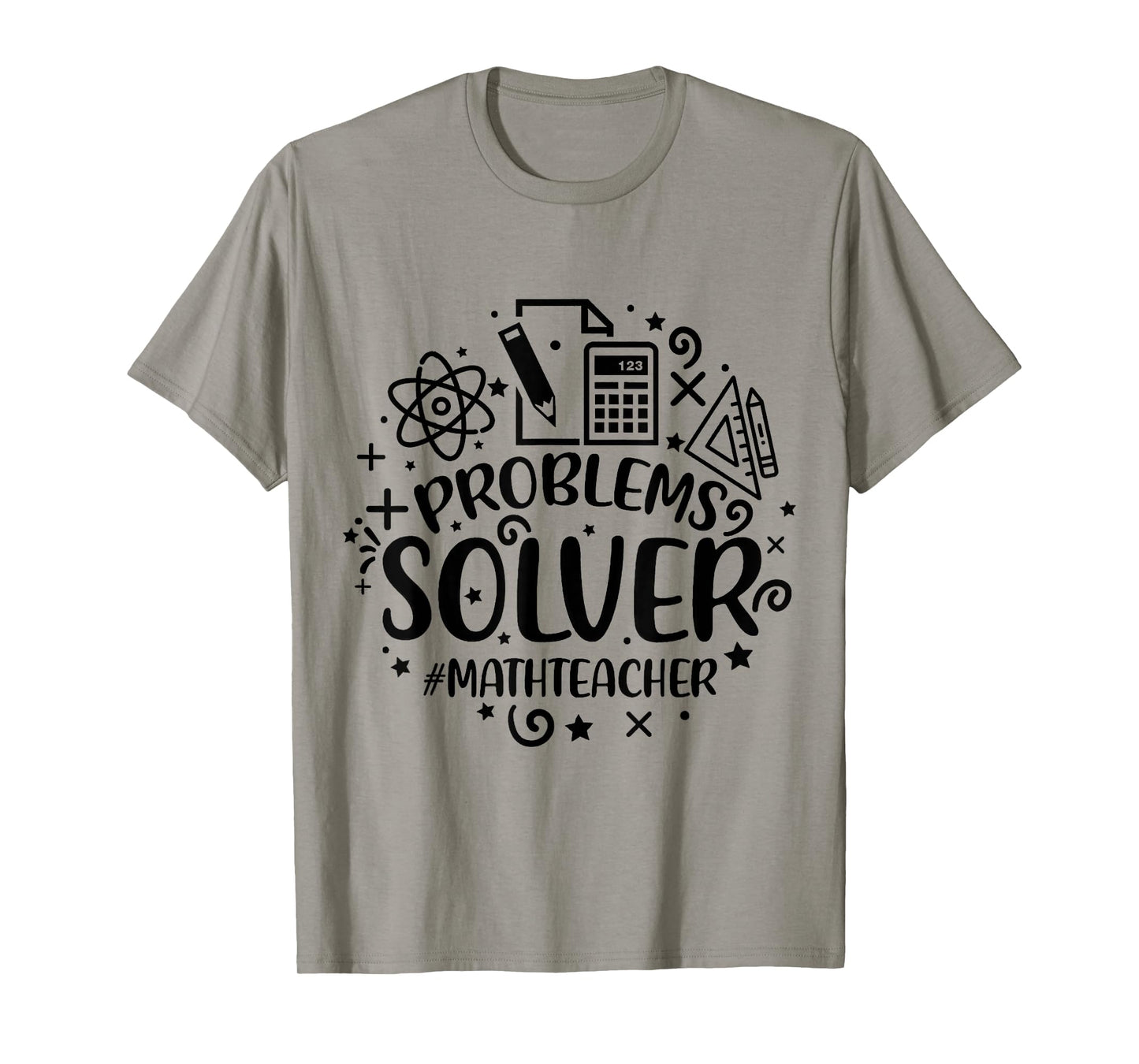 Problem Solver Math Teacher Funny School Teacher T-Shirt