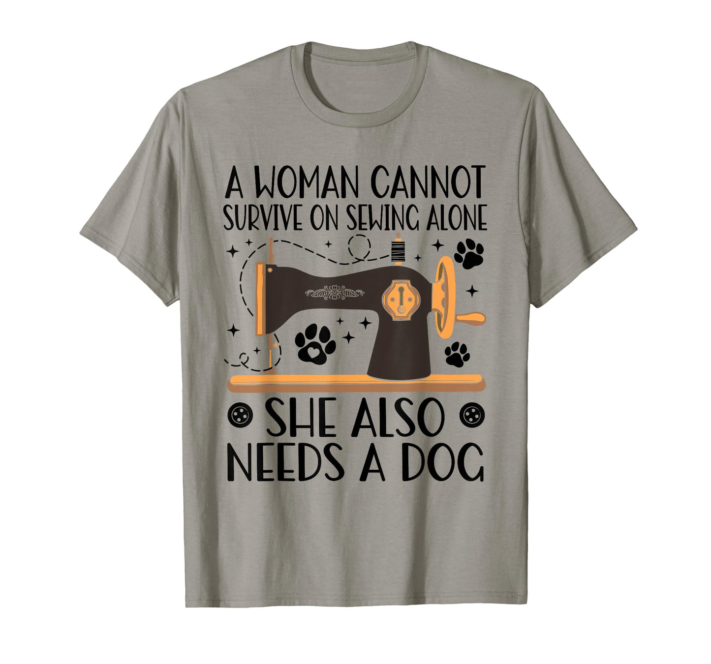 Funny Sewing Dog Lover Quilting Fabric Tailor Sewer Quilter T-Shirt for Men Women Kids