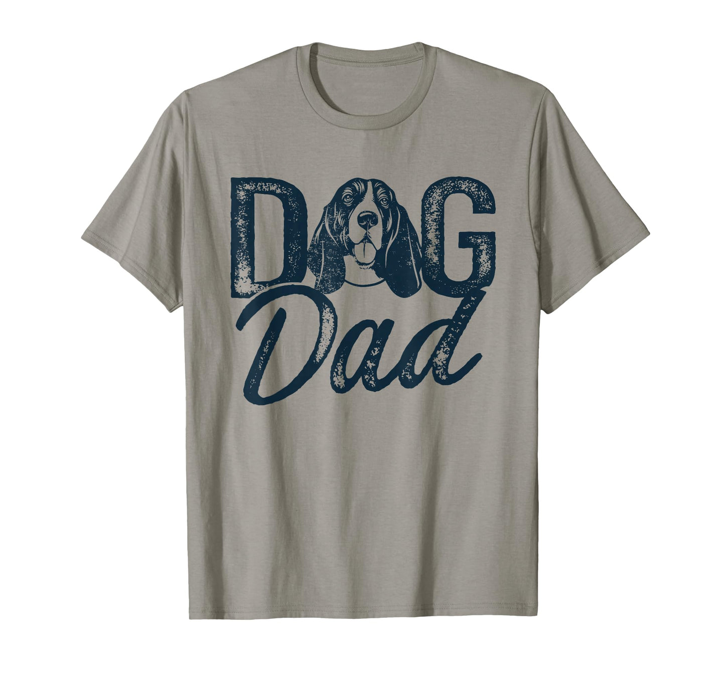 Basset Hound Dog Dad T-Shirt for Men