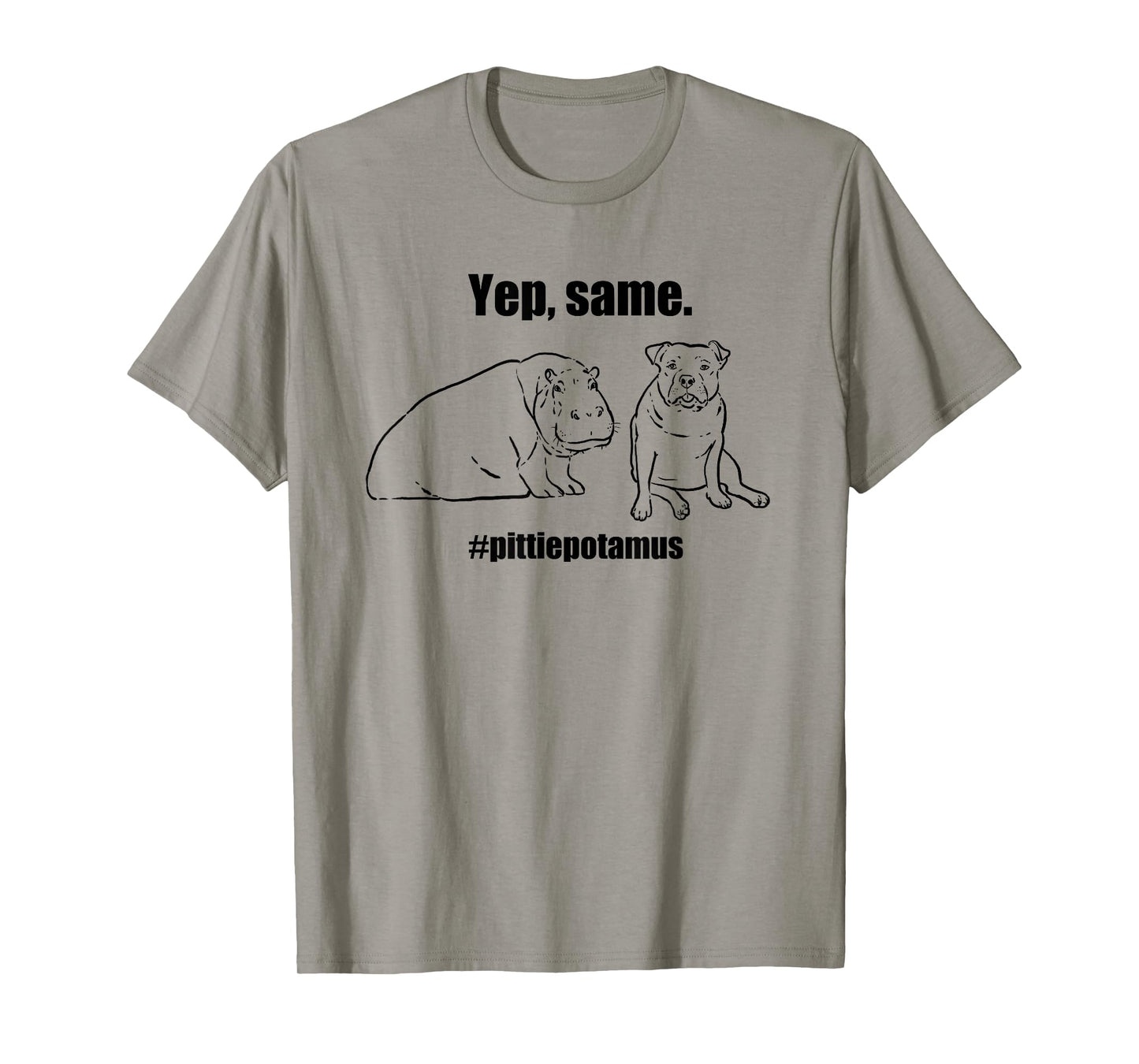 Original Sock Dogs, Pittiepotamus, Funny Pitbull, Pittie Lovers Unisex-Adult T-Shirt