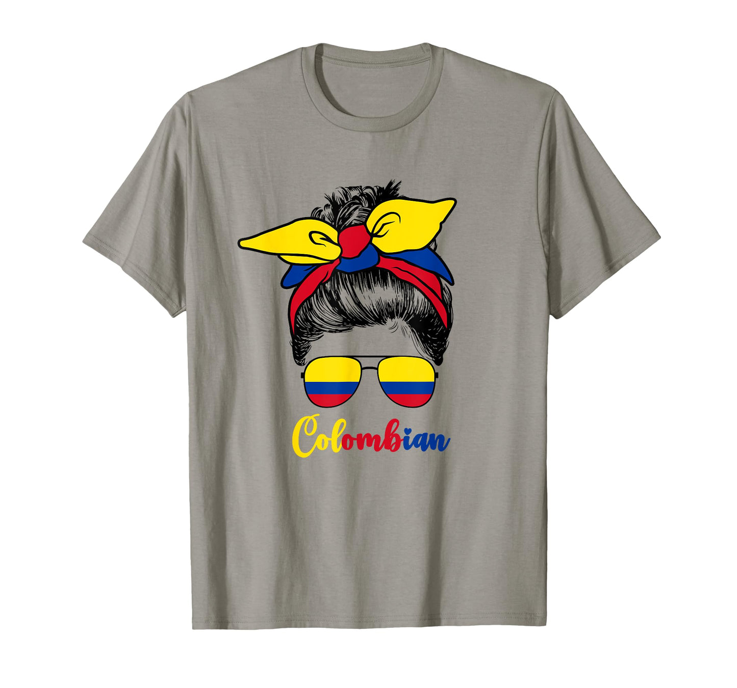 Colombian Girl For Women Girls Cute Colombiana Colombia Flag T-Shirt