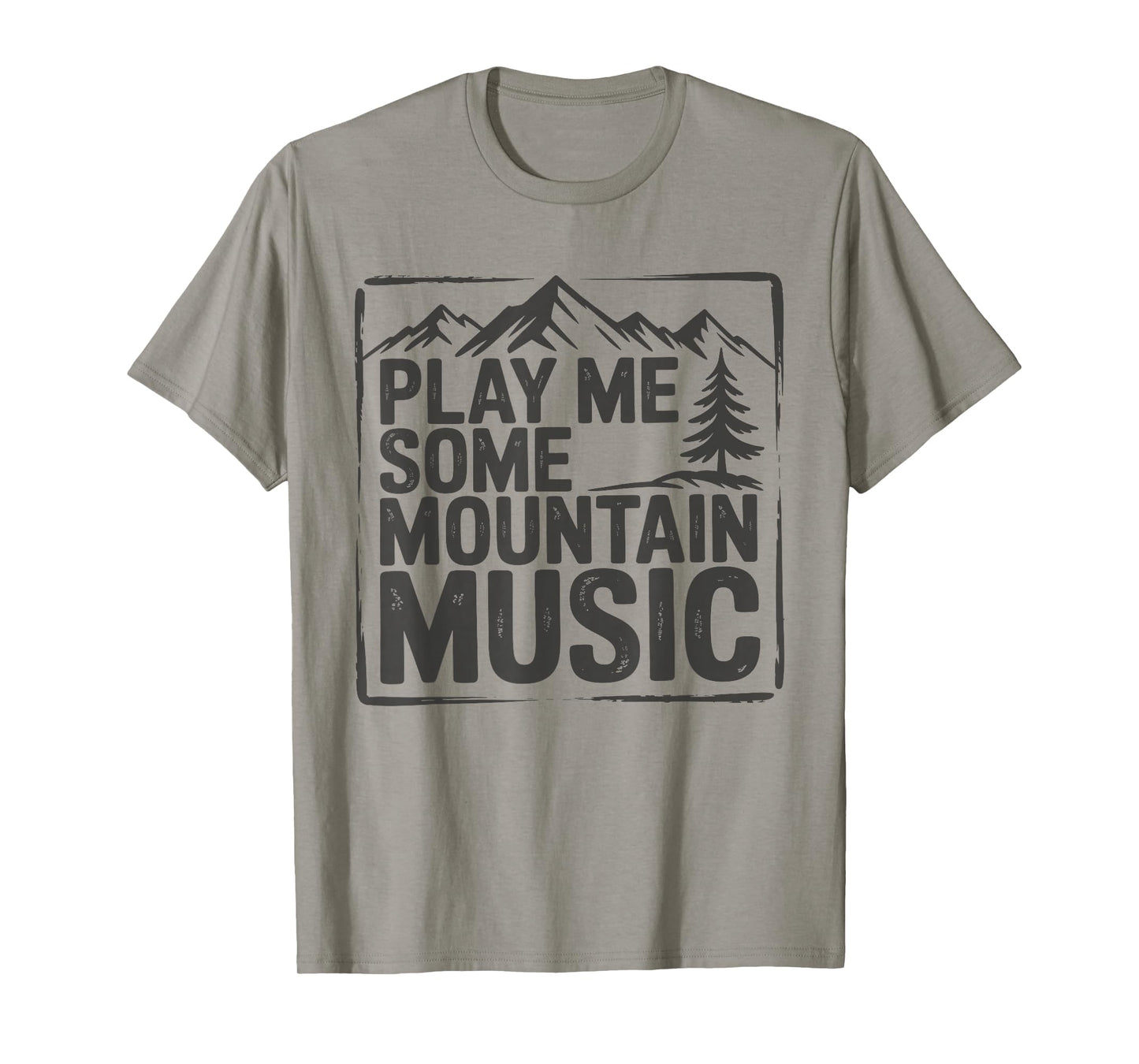 Play Me Some Mountain Music Retro Country Western T-Shirt
