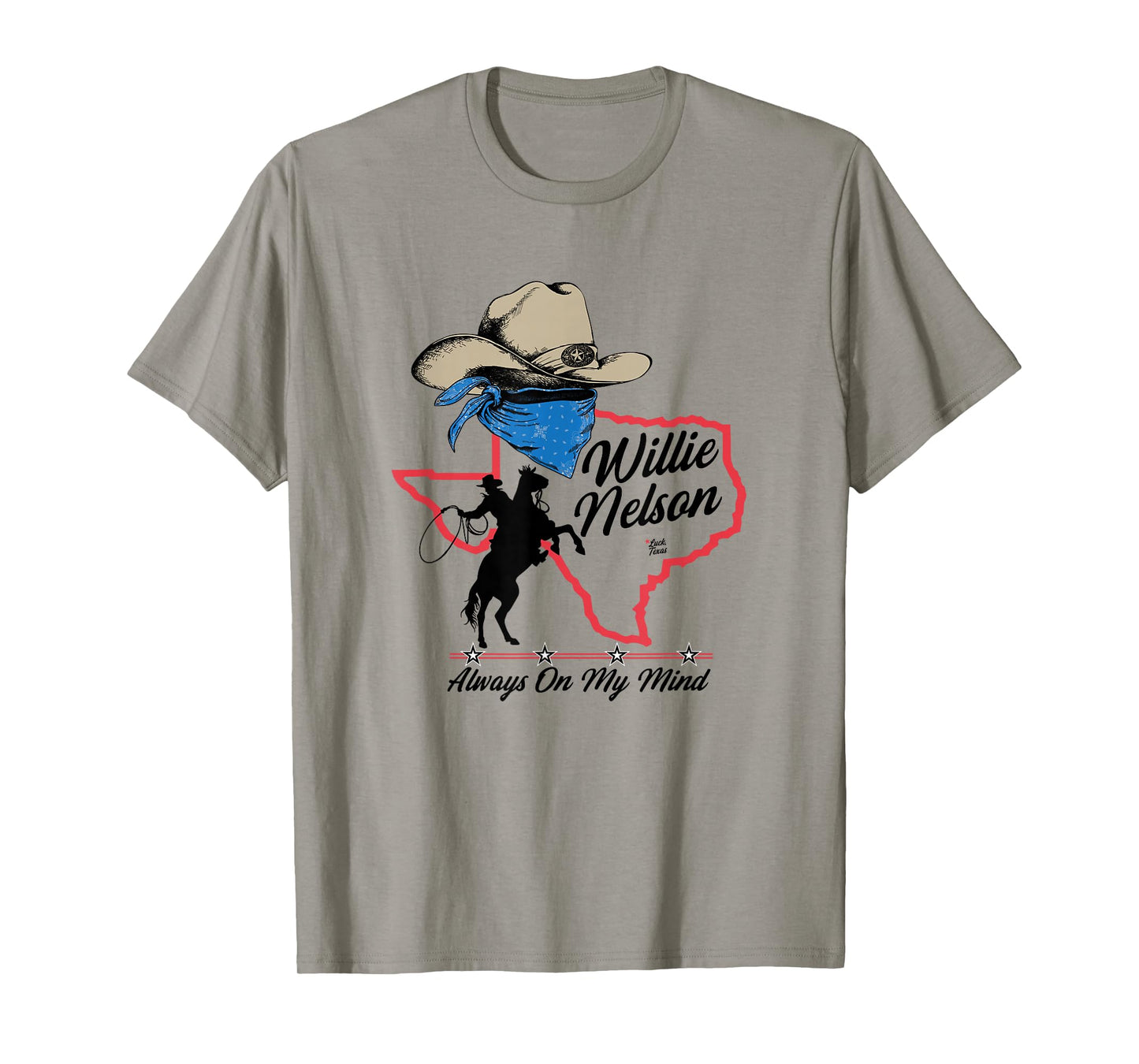 Official Willie Nelson Always On My Mind Black T-Shirt