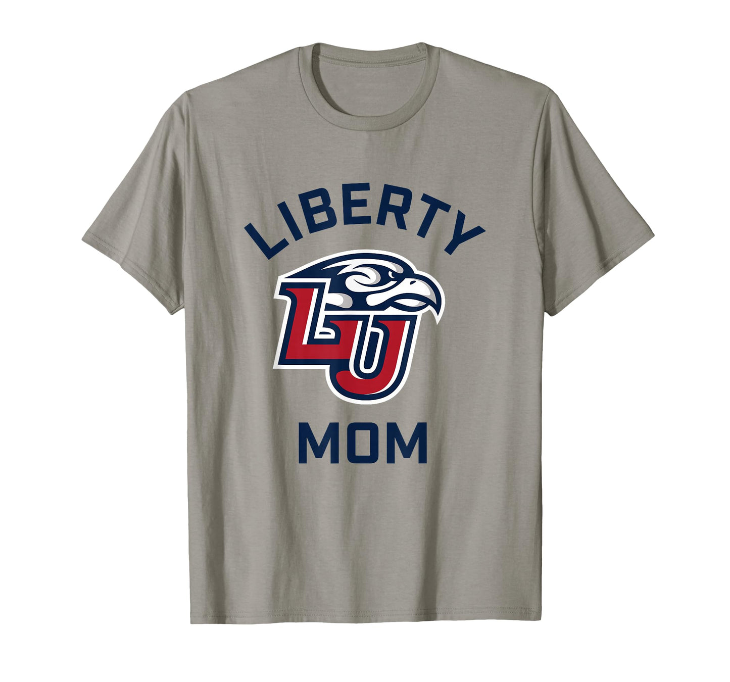 Liberty University Flames Arched Mom T-Shirt