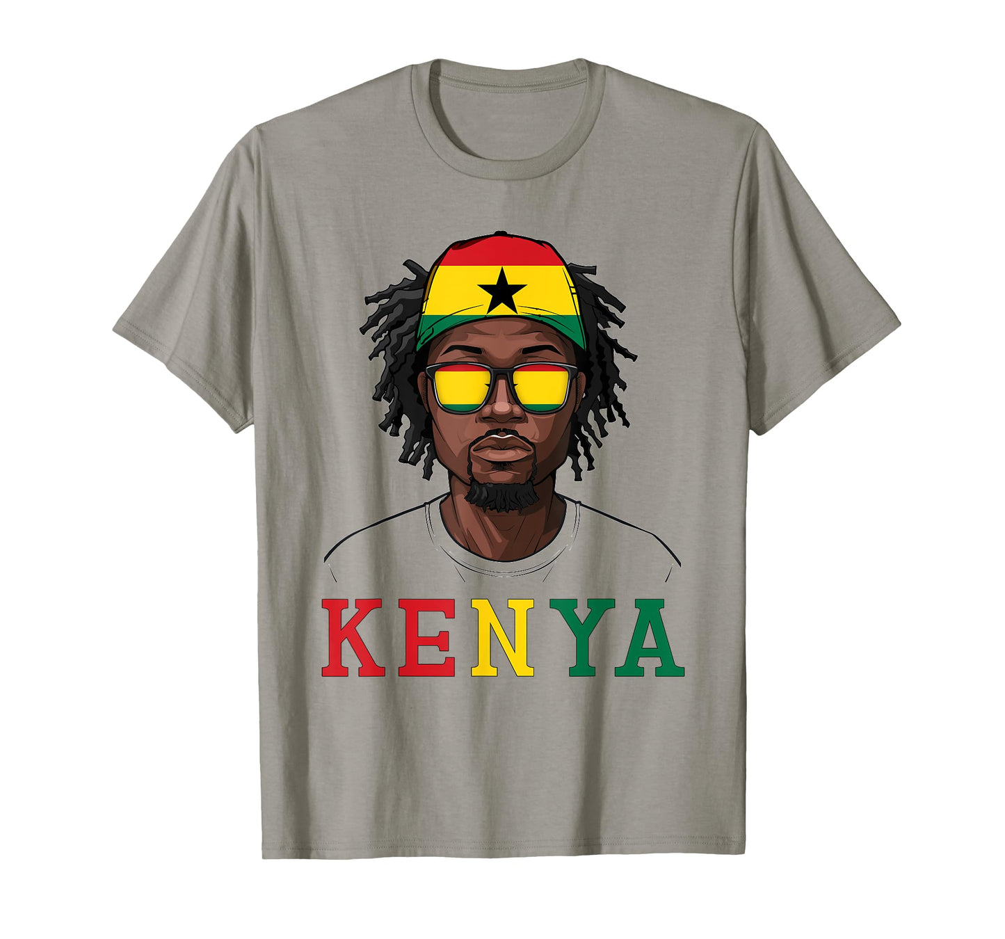 Kenyan Flag Souvenirs Man Uniform Country Kenya T-Shirt