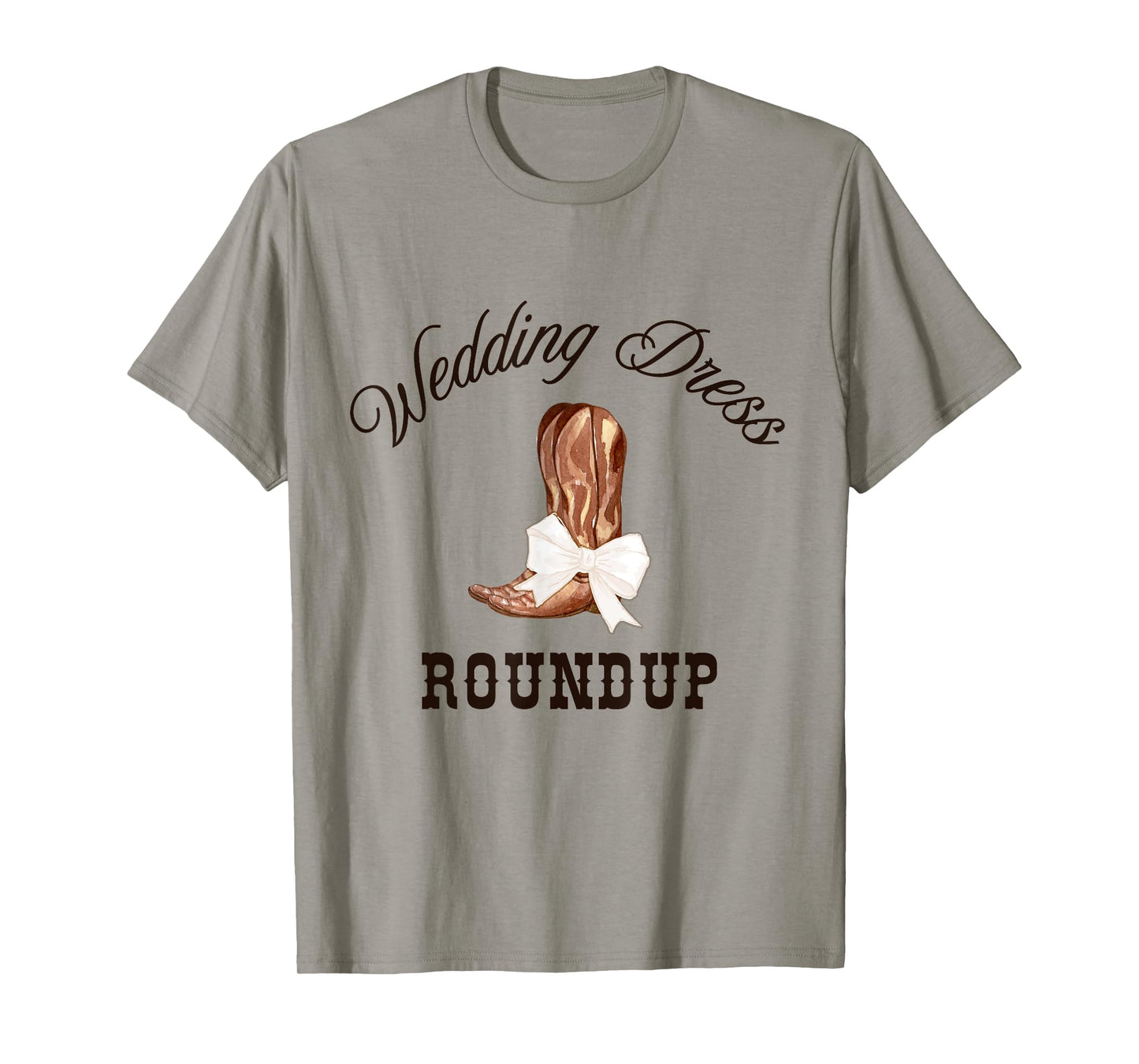 Country Western Wedding Dress Shopping Shirt Bridal Party T-Shirt
