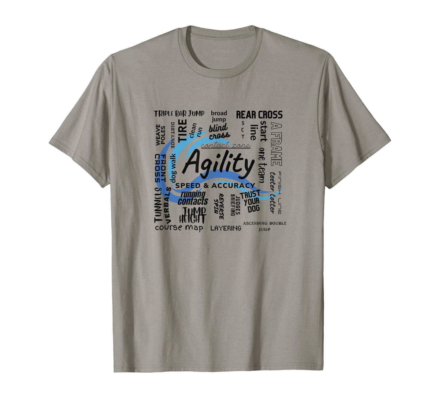 Dog Agility Word Cloud Essential Gear T-Shirt