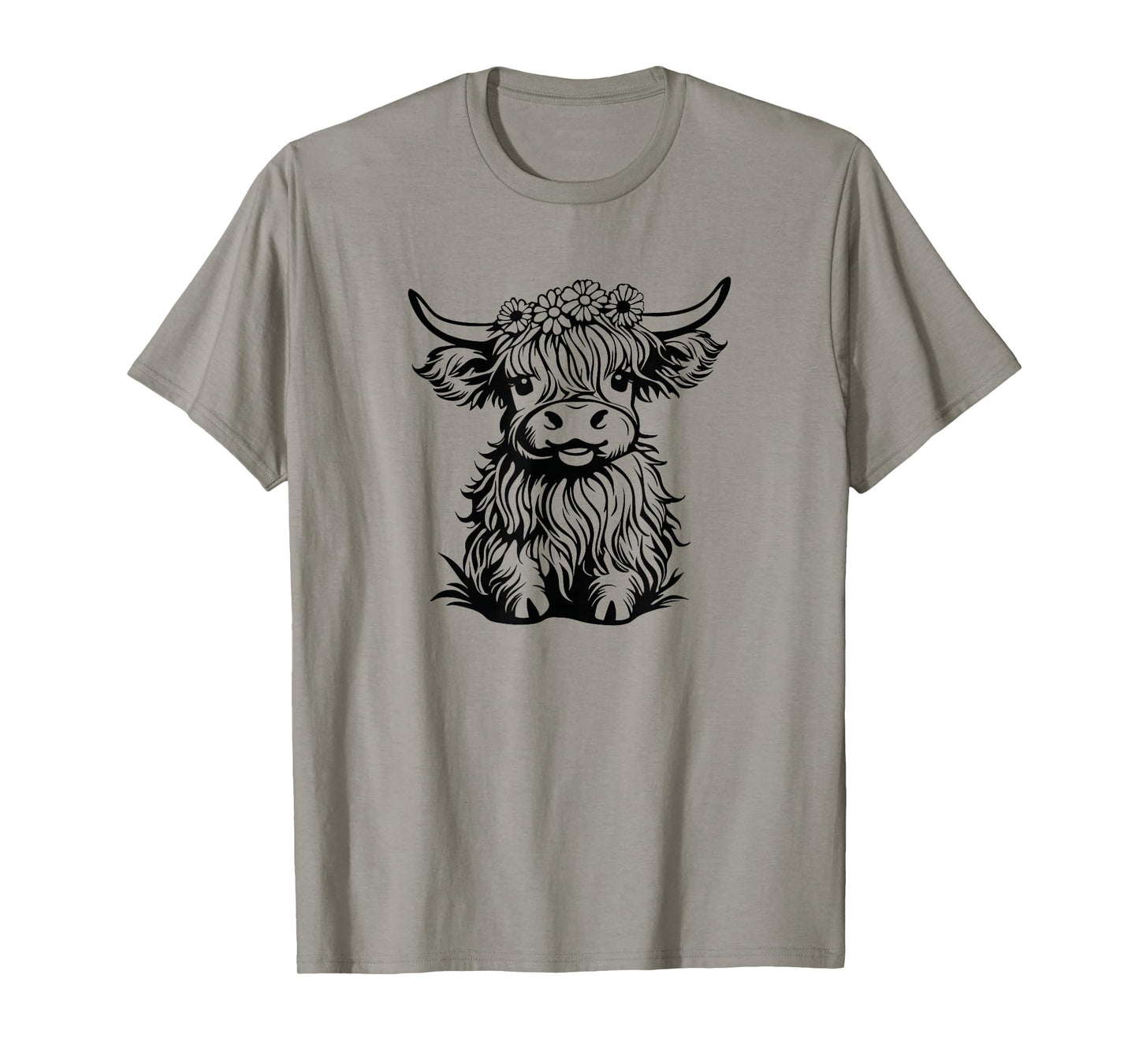 Highland Cow Cute Design for Women Western Fashion Country T-Shirt