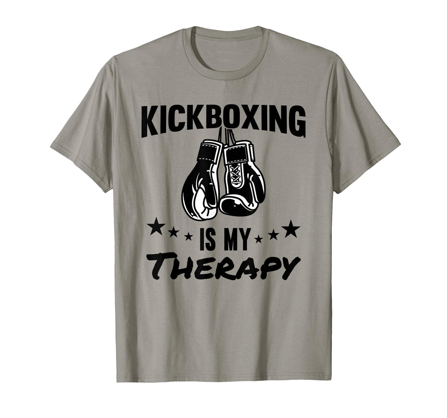 Kickboxing Is My Therapy Funny Kickboxer Gym Men Women T-Shirt