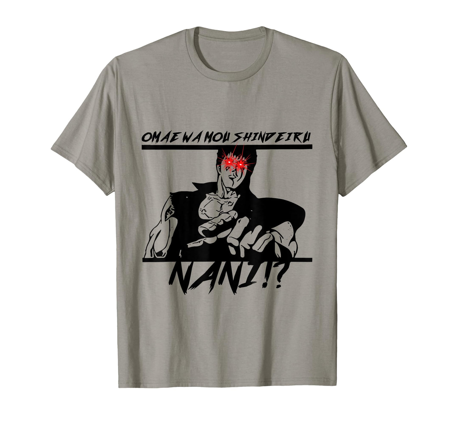 Omae Wa Mou Shindeiru Shirt Otaku Manga Anime Tee T-Shirt