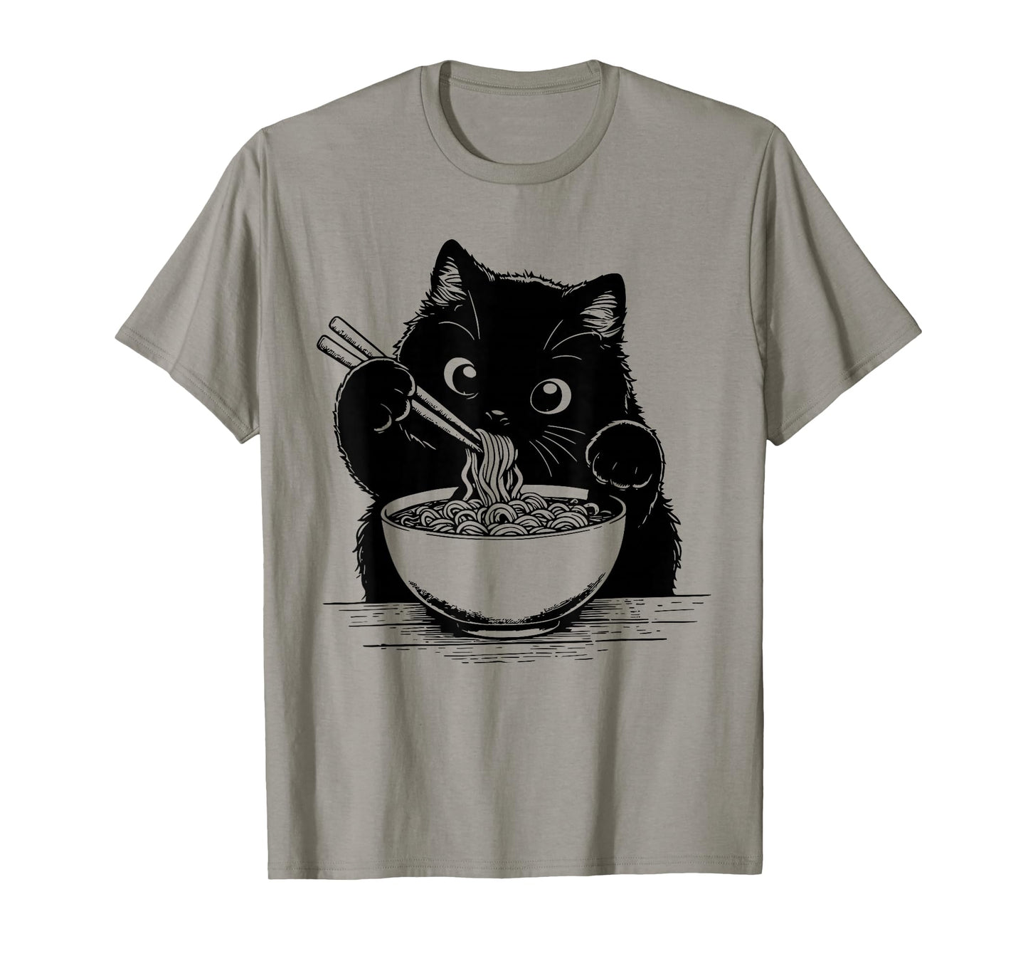 Cat Ramen Noodle Japanese Anime Manga Ramen Kawaii Cat T-Shirt