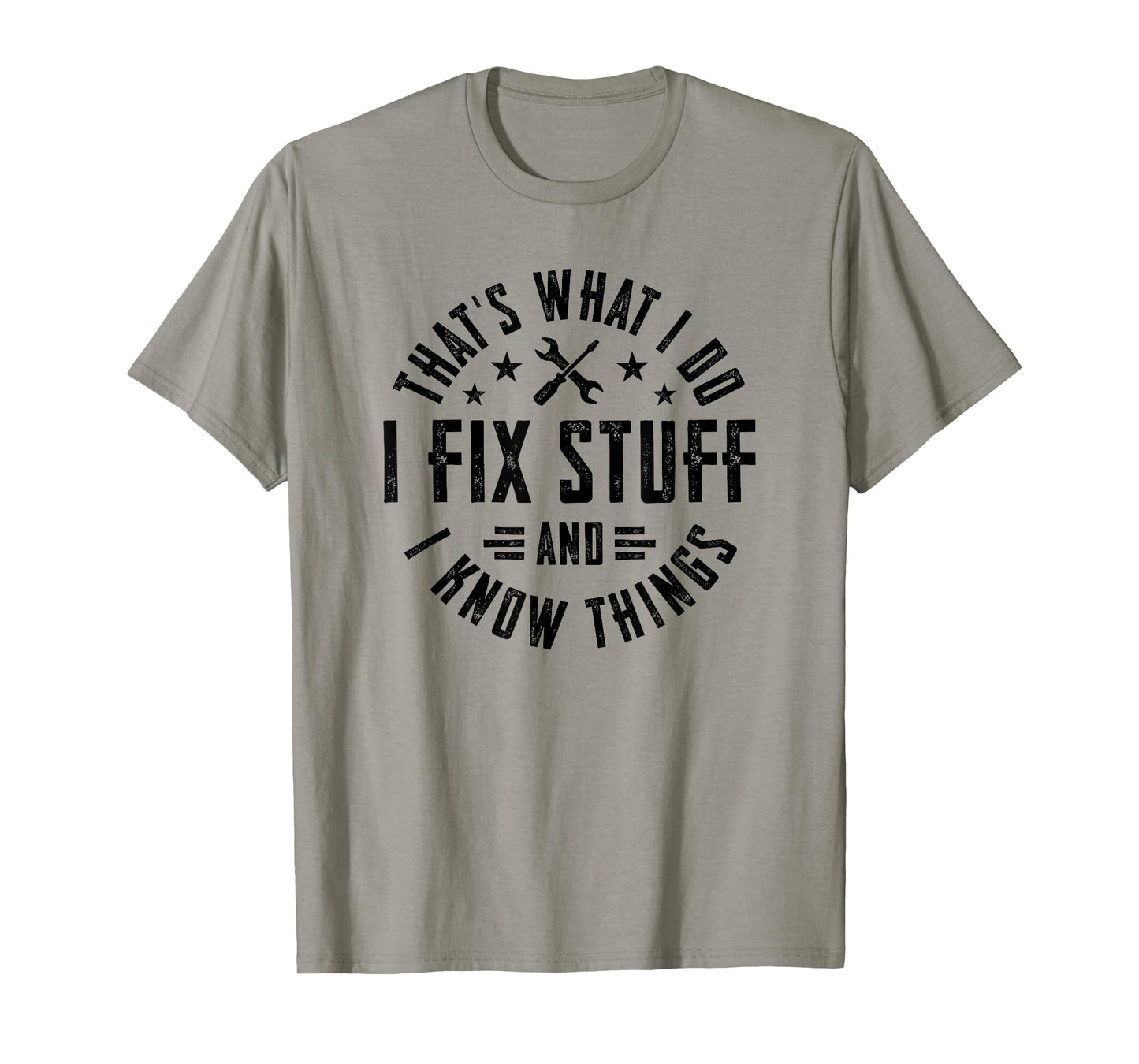 I Love My Carpenter Dad Vintage I Fix Stuff And I Know Things T-Shirt