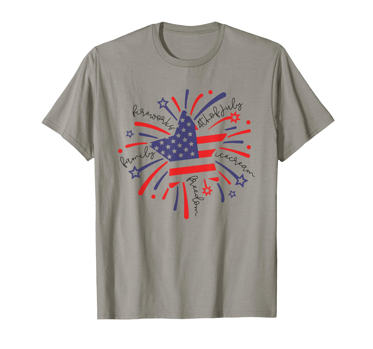 firework freedom american 4th of july independence day funny T-Shirt