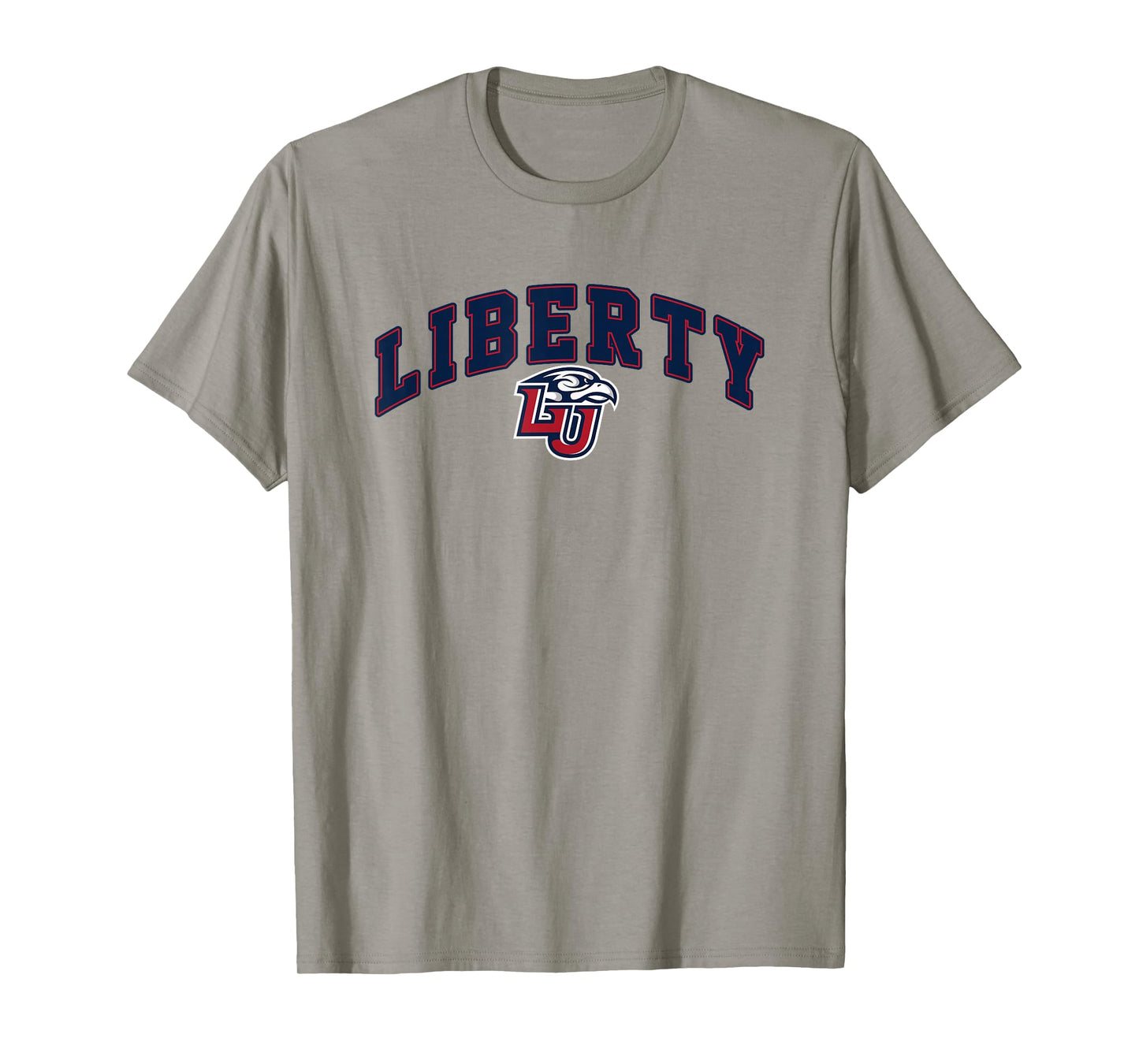 Liberty University Flames Block Stacked T-Shirt