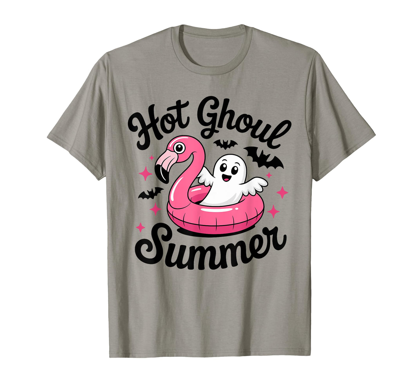 Hot Ghoul Summer Halloween Ghost pool party T-Shirt