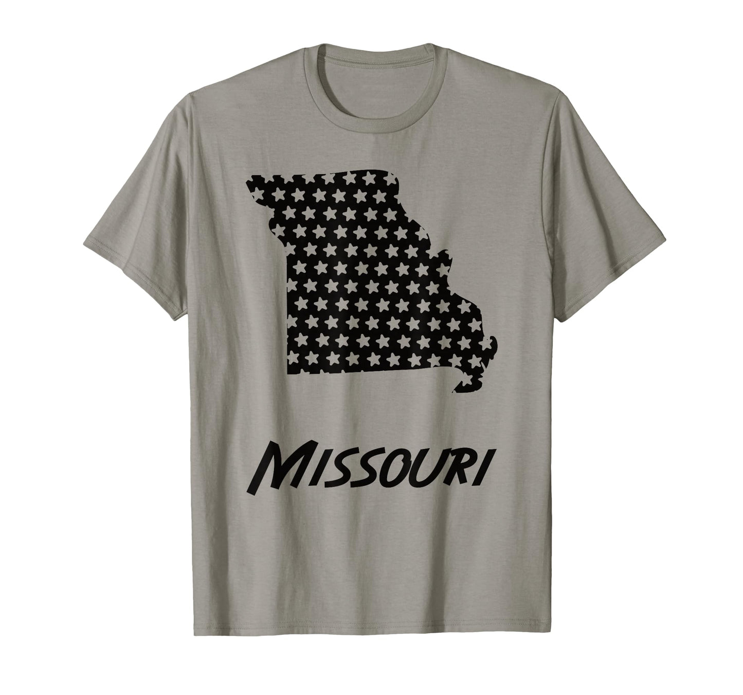 Missouri USA State Outline Stars Vintage Retro Design T-Shirt