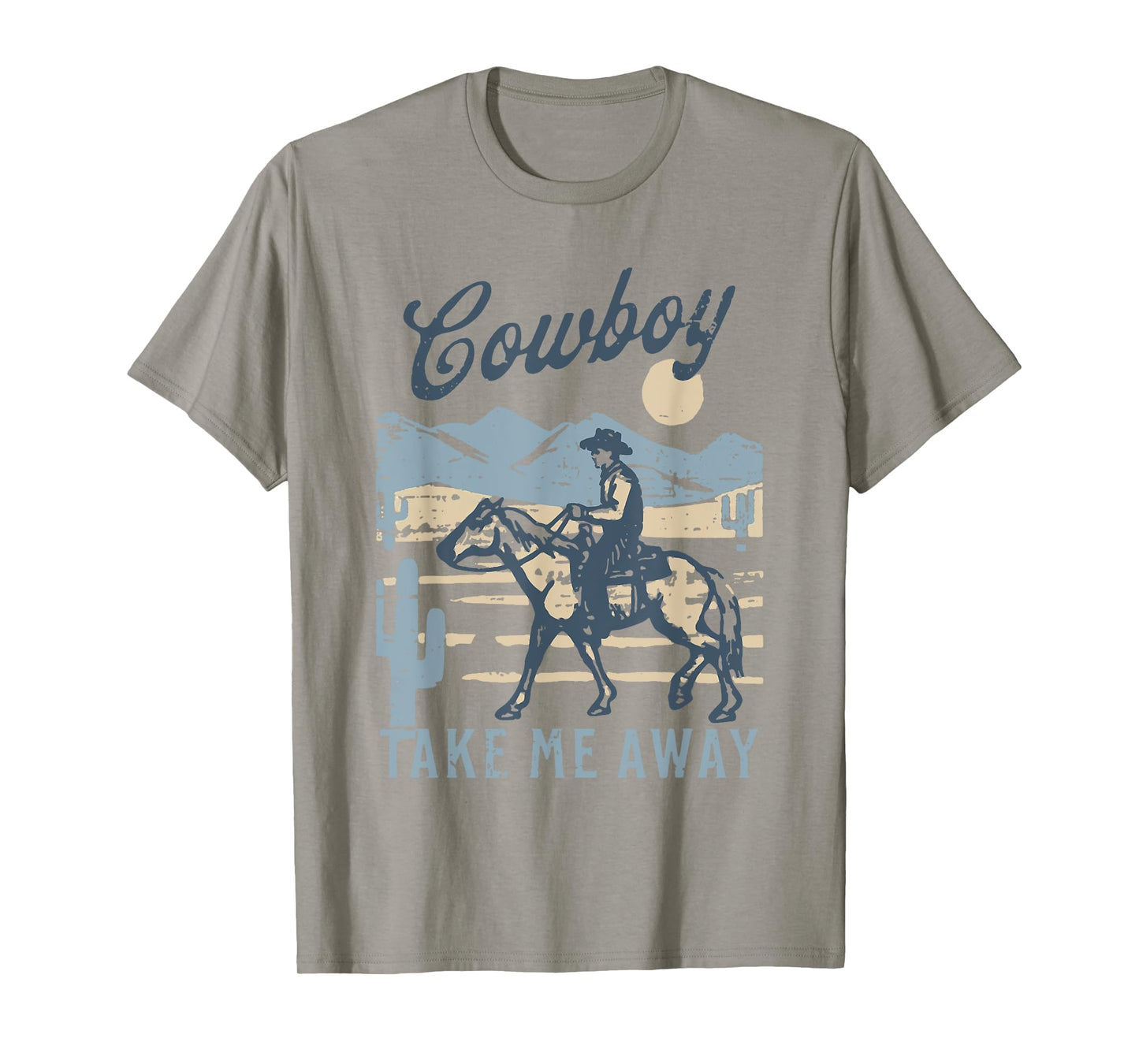 Vintage Western Life Rodeo Country Cowboy Take Me Away T-Shirt