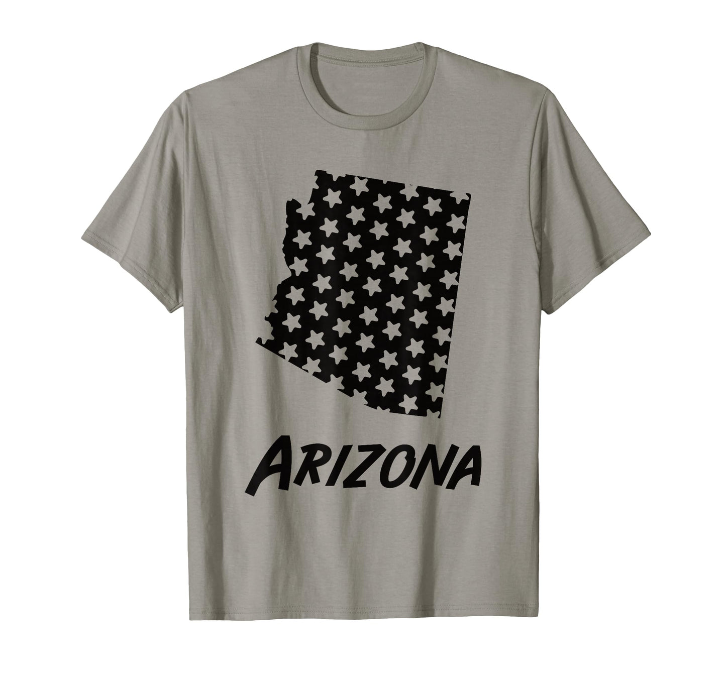 Arizona USA State Outline Stars Vintage Retro Design T-Shirt