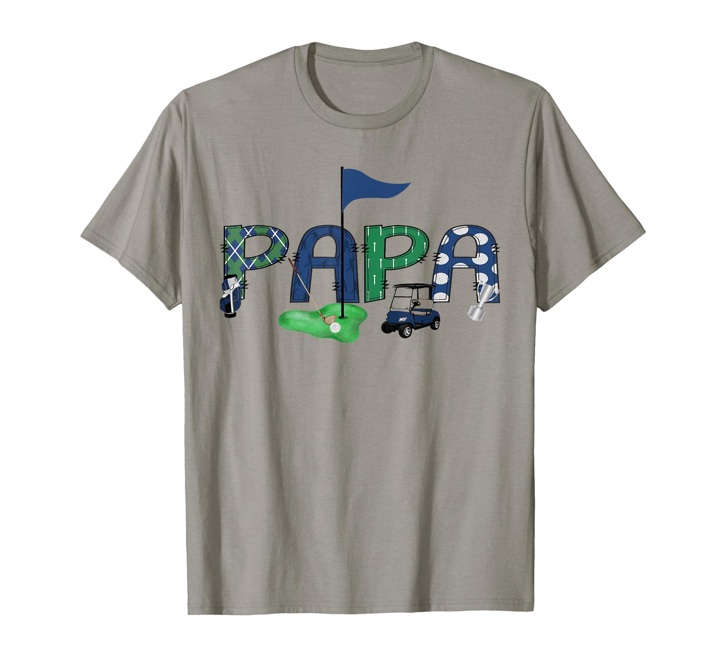 Papa Of The Birthday Boy Hole in One Golf Sport Matching T-Shirt