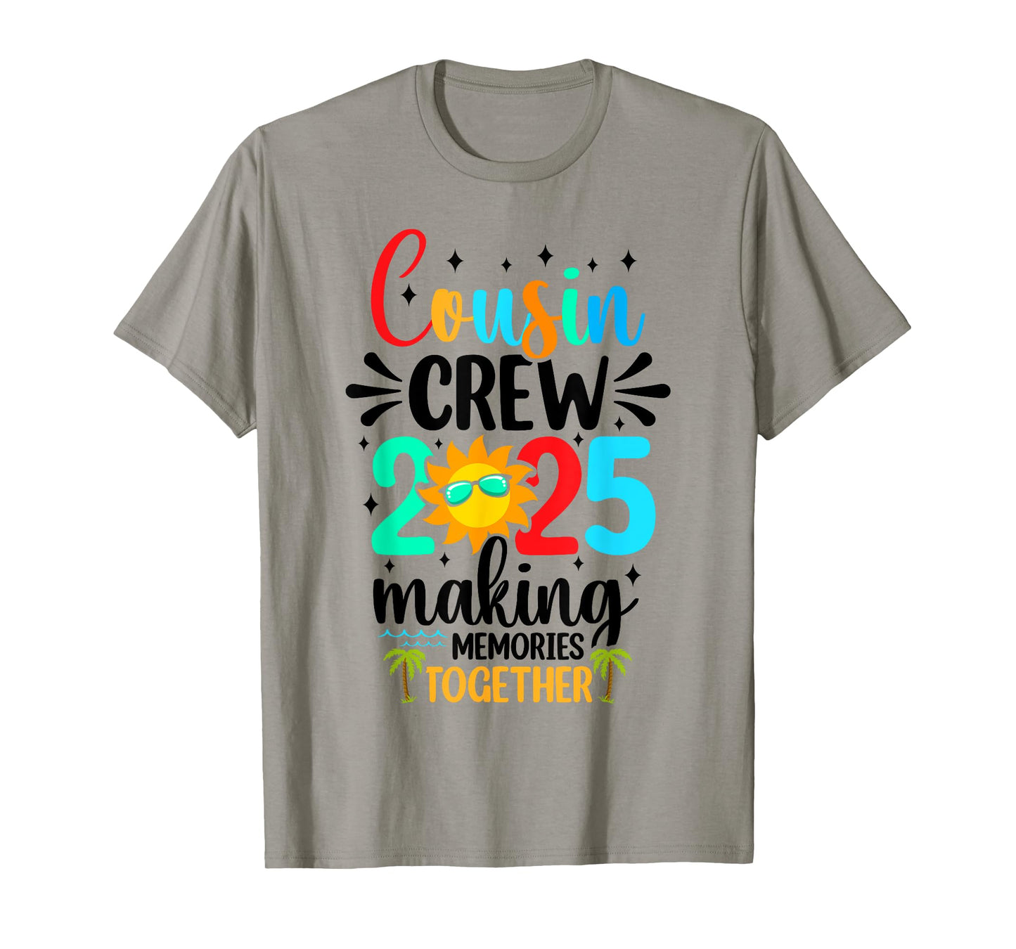 Cousin crew 2025 Summer Vacation Beach Family Trips Matching T-Shirt