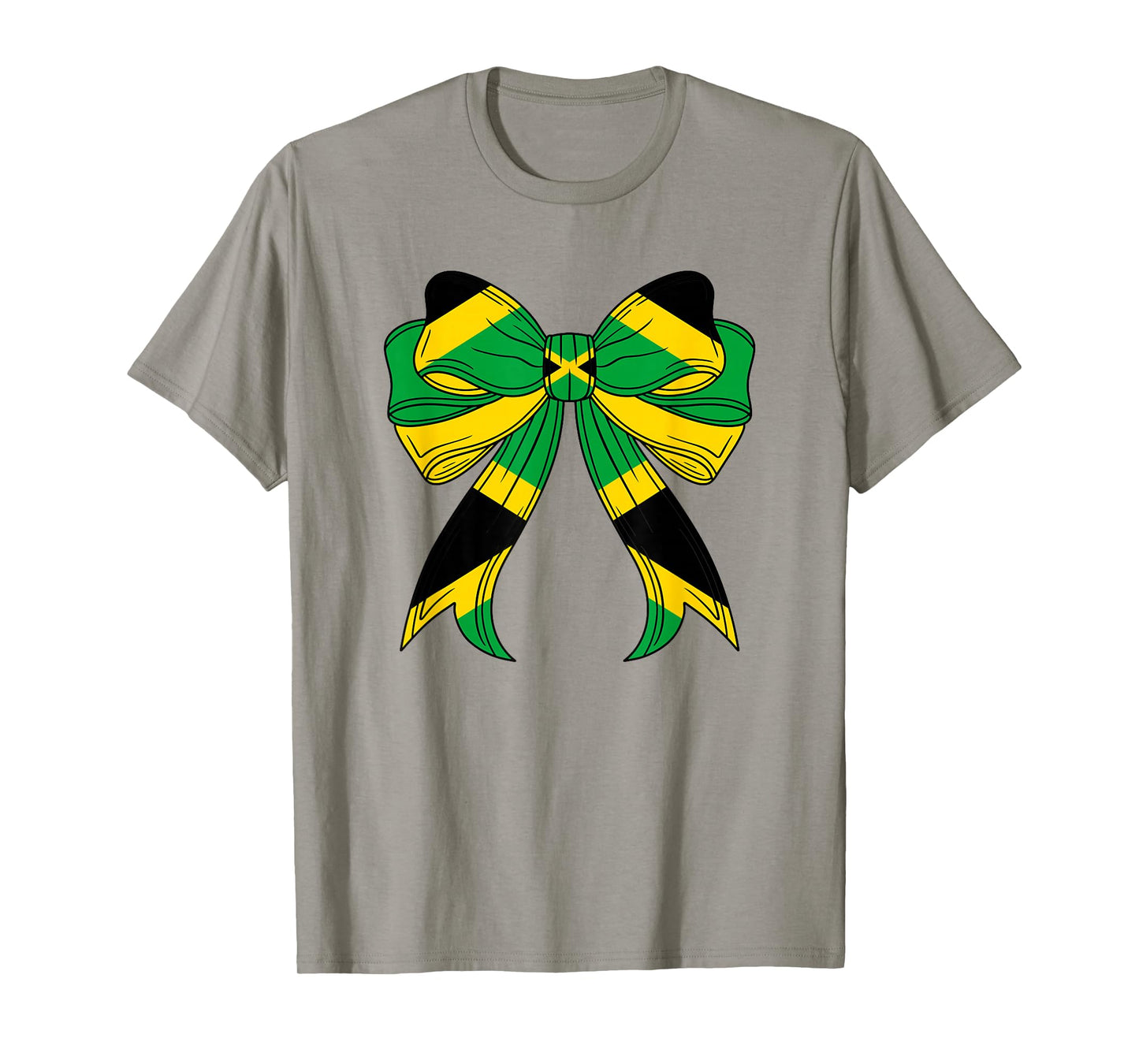 Jamaica Flag For Women Coquette Bow Cute Jamaican Woman Girl T-Shirt