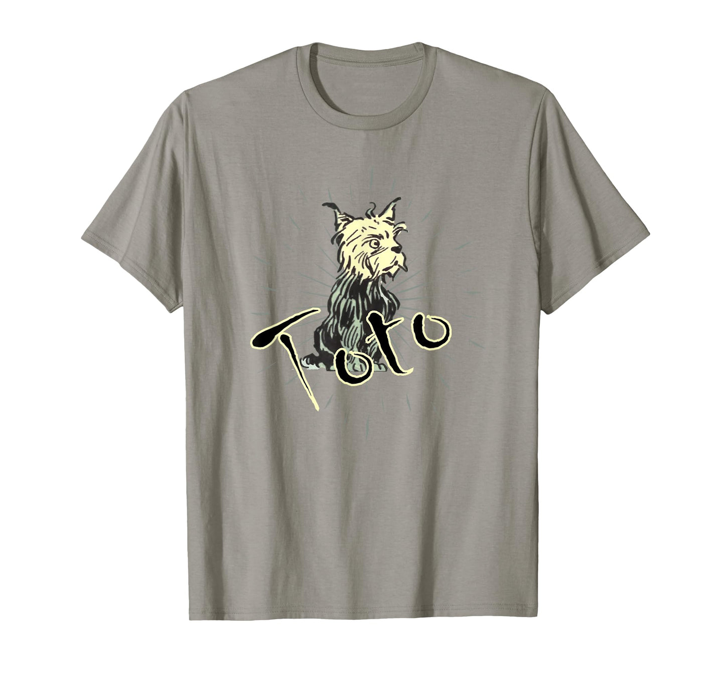 Toto Wizard of Oz, Cute Smart Famous Cairn Terrier Dog Art T-Shirt