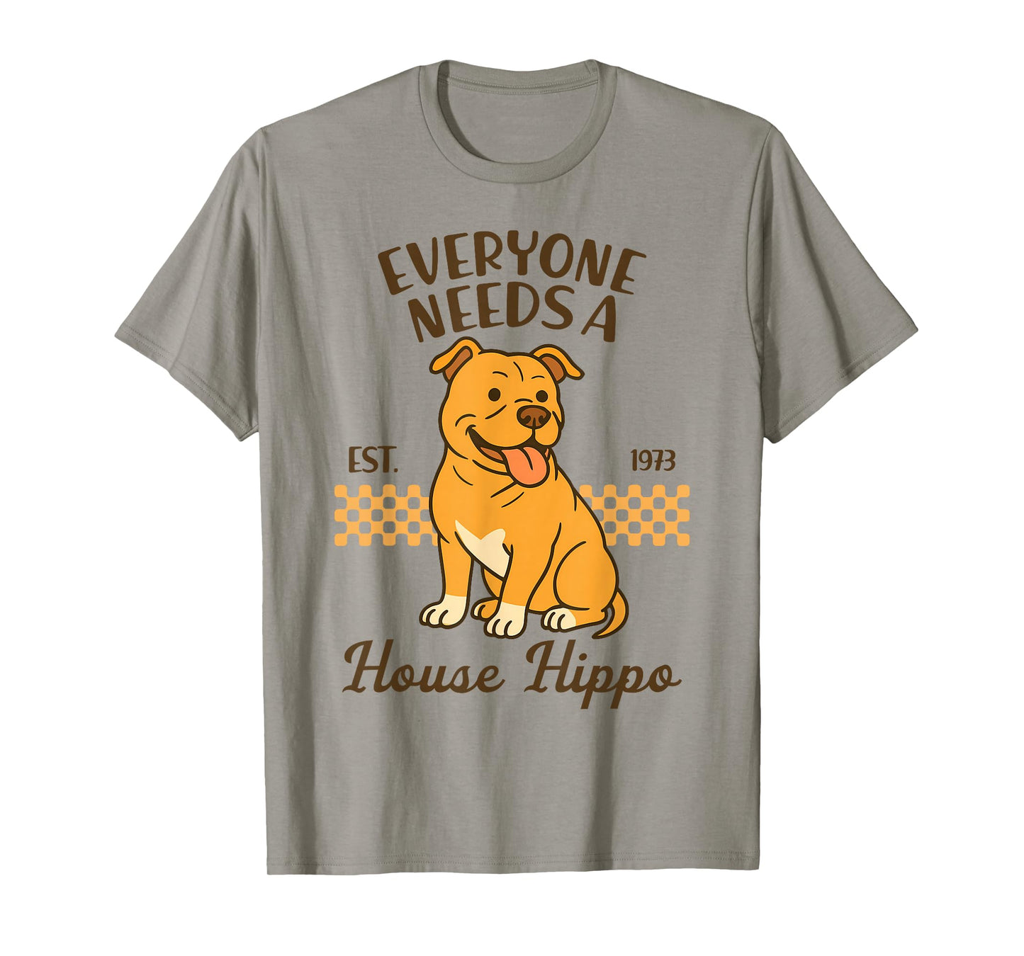 Pitbull Mom Pittie Mom Dog Mama Everyone Needs A House Hippo T-Shirt