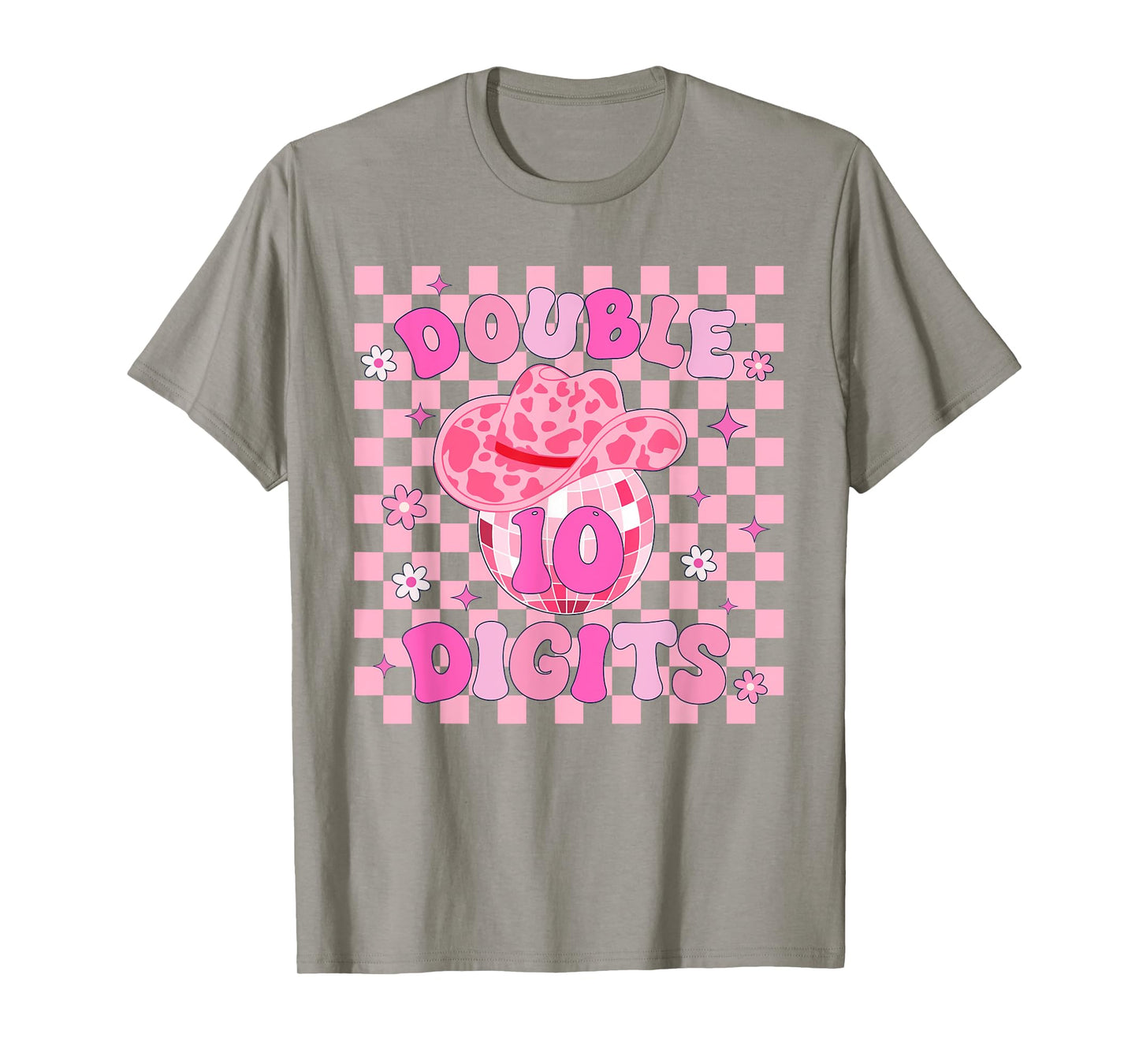 10 Double Digits 10th Birthday Rodeo Cowgirl 10 Year Old T-Shirt