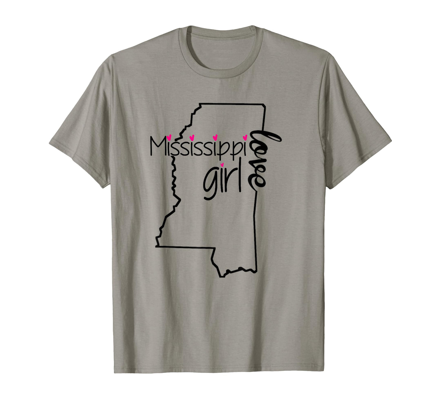Mississippi Girl Tshirt I Love Mississippi State Home Shirt T-Shirt