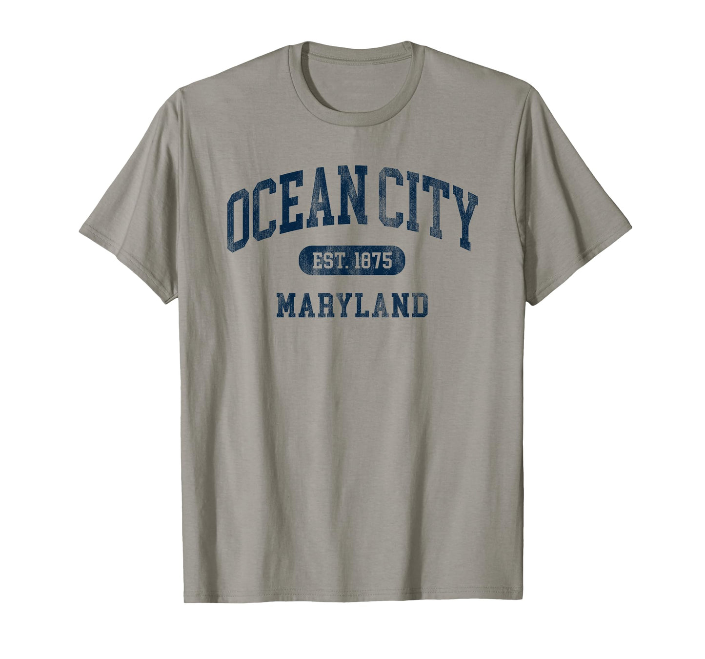 Ocean City Maryland Retro Preppy Throwback Souvenir T-Shirt