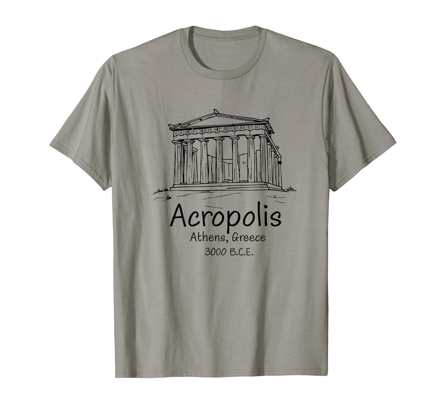 Souvenir from Acropolis Athens Greece Greek Parthenon T-Shirt