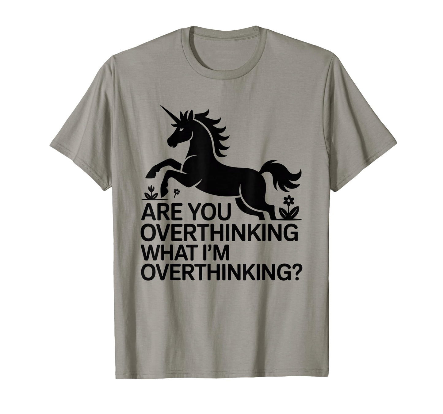 Horse are You Overthinking What I'm Overthinking Unicorn T-Shirt