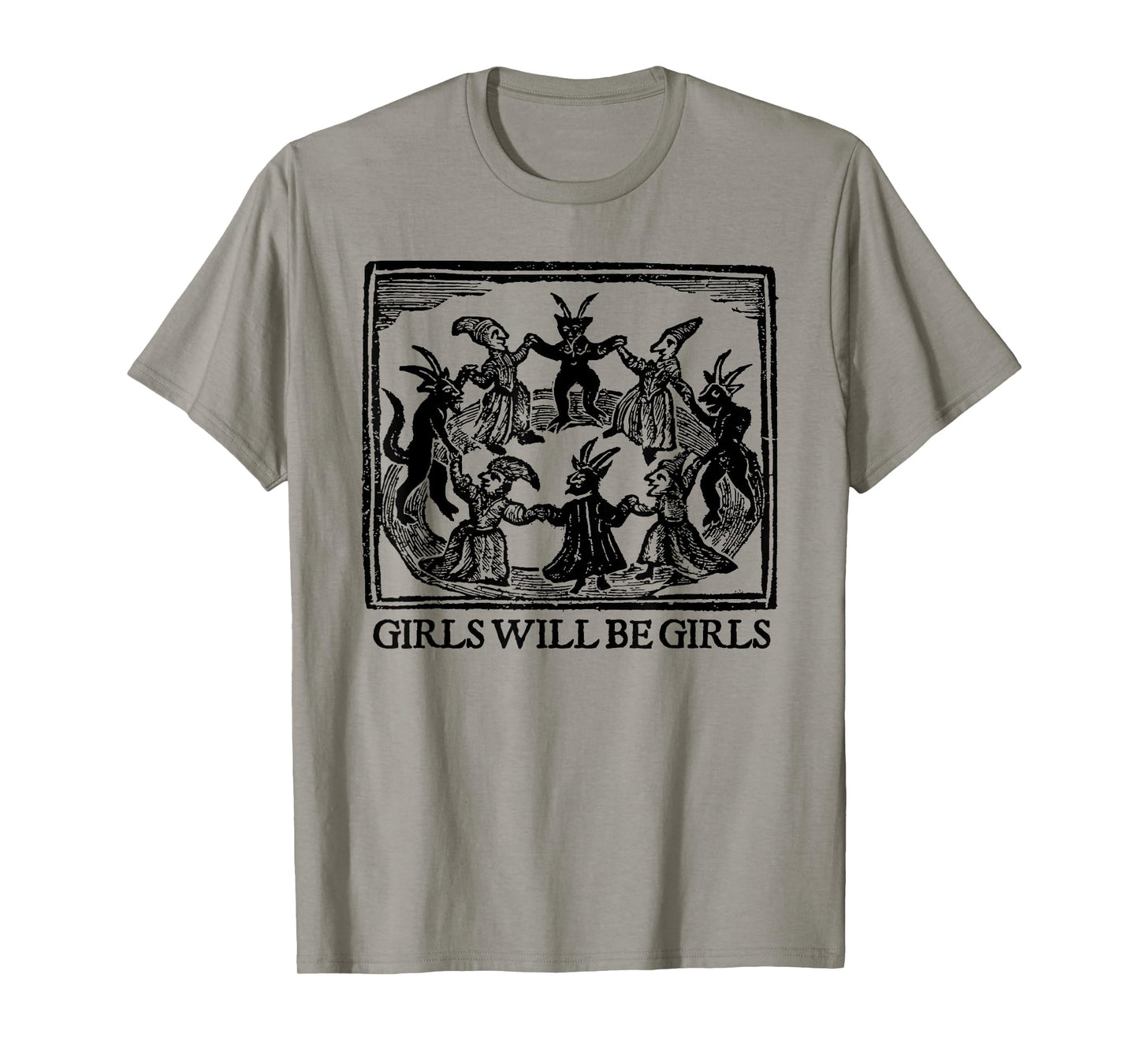Witch Witches Devil Halloween Girl Will Be Girls Spooky T-Shirt