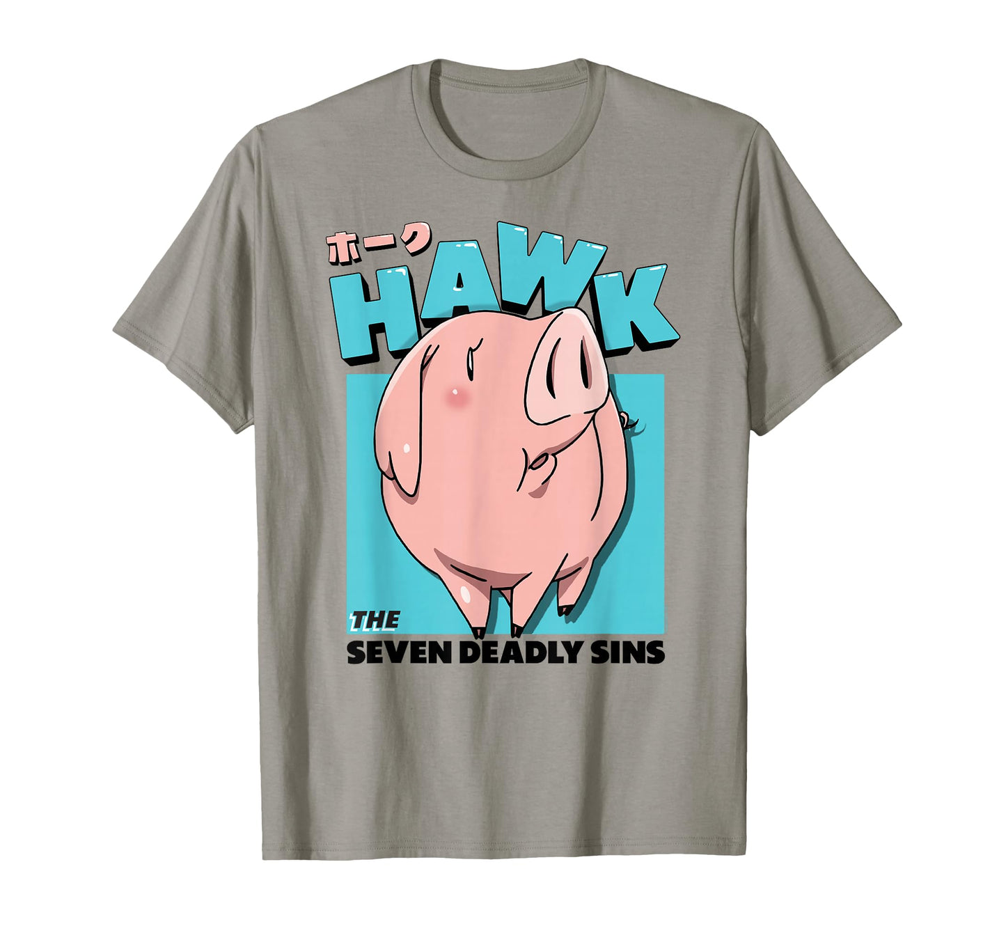 The Seven Deadly Sins Hawk The Pig Cute Portrait Anime T-Shirt