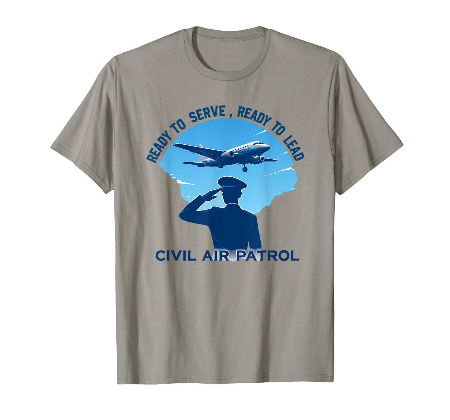 Ready to Serve Ready to Lead Civil Air Patrol Aviation T-Shirt