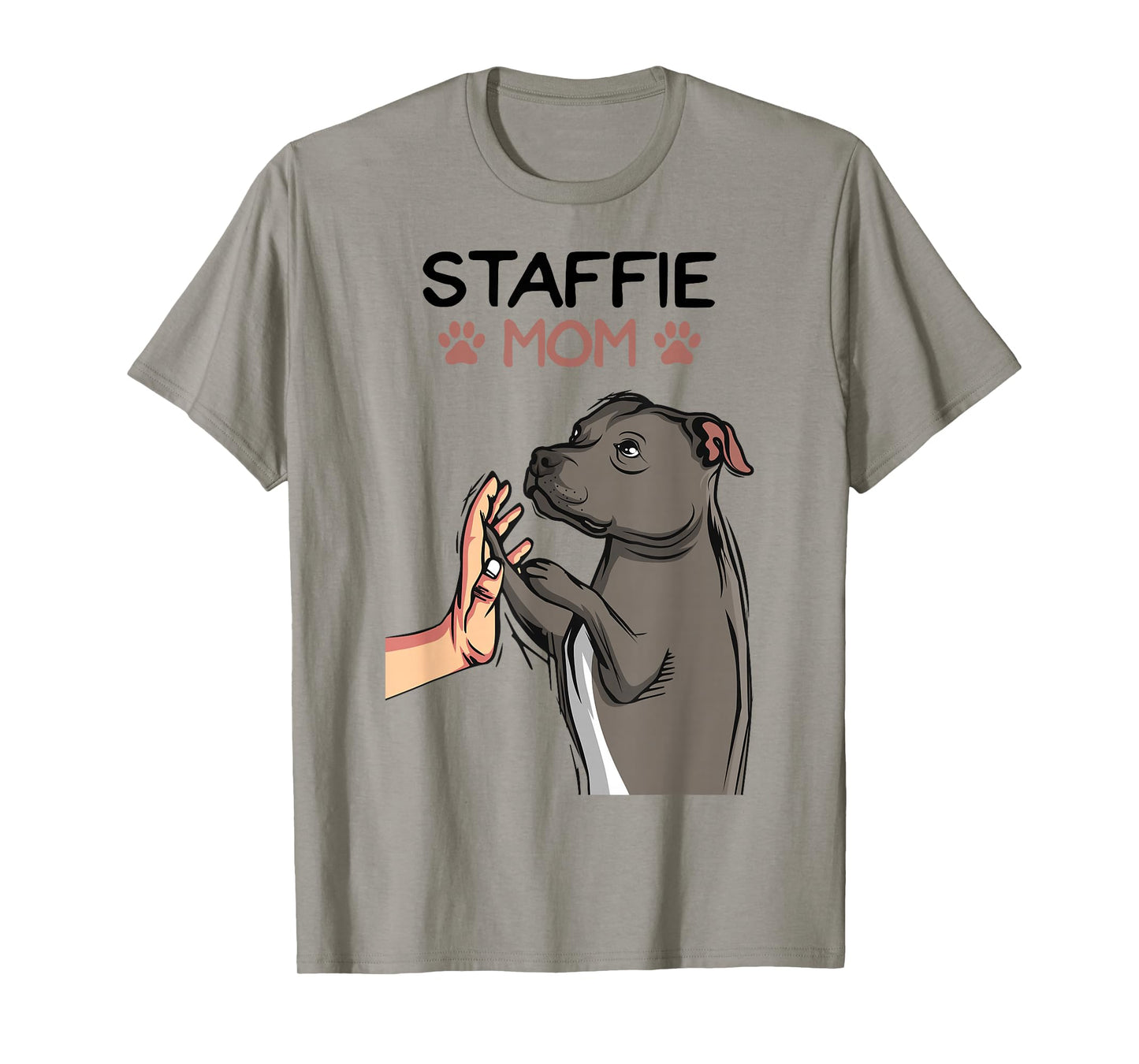 Staffordshire Bull Terrier Dog Mom Staffie T-Shirt