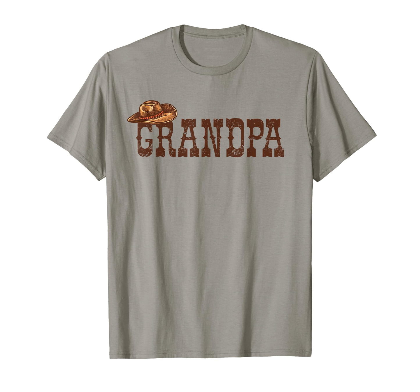 Grandpa Western Family Matching Birthday Cowboy Cowgirl T-Shirt