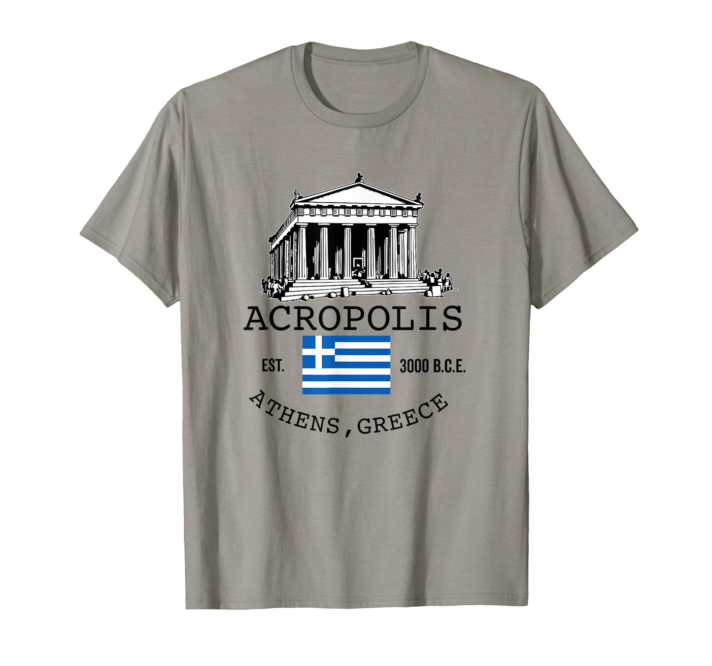 Souvenir from Acropolis Athens Greece Greek Parthenon T-Shirt