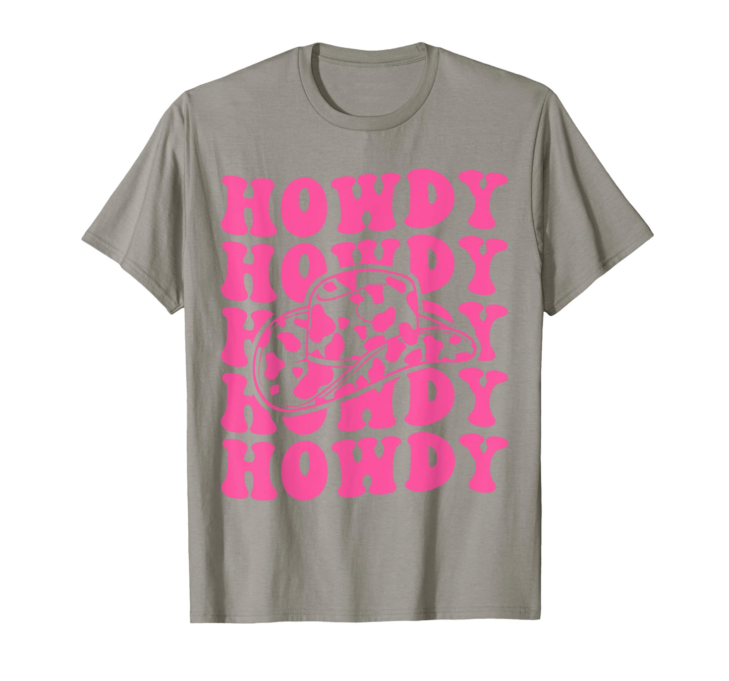 Vintage Pink Howdy Rodeo Western Country Southern Cowgirl T-Shirt
