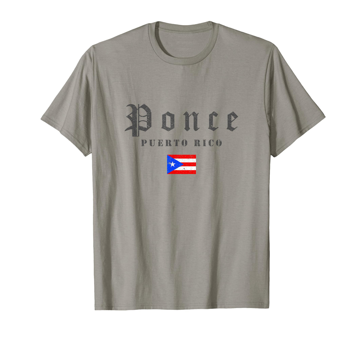 Vintage Ponce Puerto Rico Flag Pride Home Root Travel T-Shirt